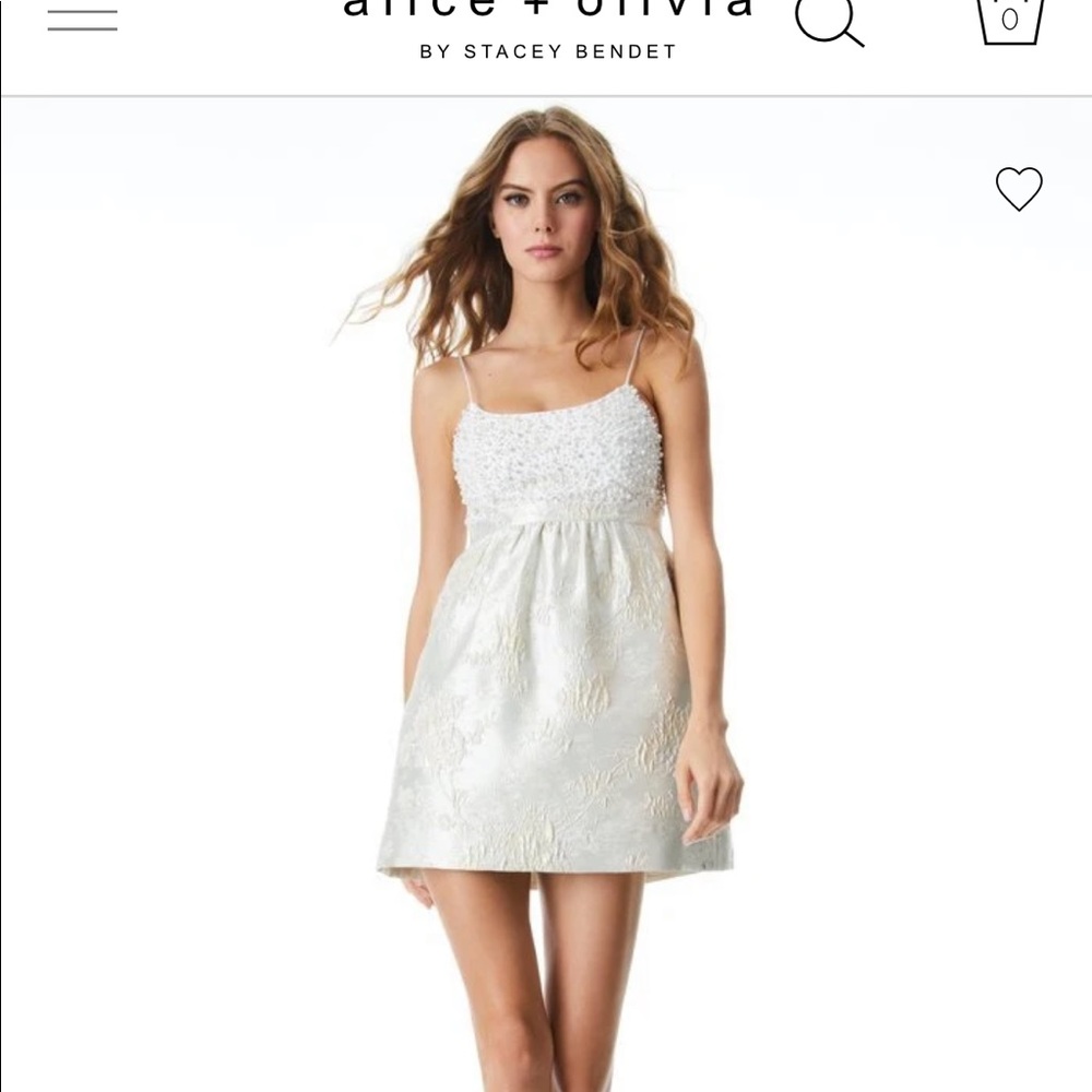 Alice and Olivia tibby embellished dress